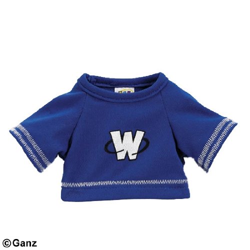 NEW Webkinz Clothing Blue Football Jersey