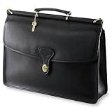Jack Georges University Collection Single Gusset Flap Over w Wood Dowel and Turnlock by Jack Georges
