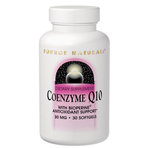 Source Naturals Coenzyme Q10 with Bioperine, 30mg, 30 Softgels (Pack of 2)