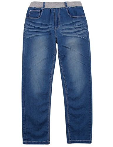 BYCR Boys Skinny Denim Jean Elastic Waist Pant for Kids Size 4-18 No. 7160108152