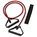SPRI ES501R Xertube Resistance Band with Door Attachment and Exercise Charts (Red, Medium)