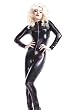Black "Rubber Look" Cat Suit!
