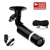 VideoSecu Weatherproof Sony CCD Bullet Security Camera 420TV Lines 3.6mm Wide View Angle Lens for CCTV DVR Surveillance System with Power Supply and Video Power Cable BC27BKC BBC