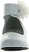 Leatherette Chiffon Bow Ankle Cuff Kiddie Heel Wedge Sandal (Toddler/Little Girl/Big Girl) BA62 - White