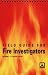 Field Guide for Fire Investigators 2003