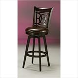 Royal Vista Swivel Barstool in Espresso Annigre Height: 30"