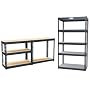 Designer Habitat - 1.5m Heavy Duty Steel & MDF 5 T&hellip by Designer Habitat