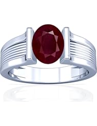 Platinum Oval Cut Ruby Solitaire Ring (GIA Certificate)