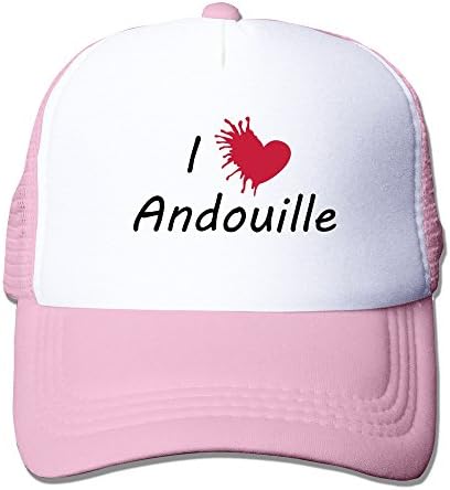 WZN I Love Andouille Baseball Caps With Pink