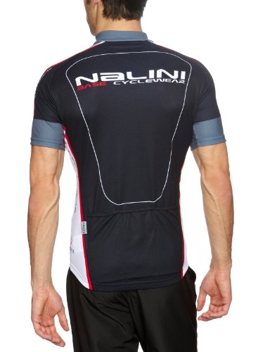 Nalini Argentite Men's Short Sleeve Jersey - Black, X-Large