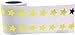 InstockLabels Gold Star Stickers 1/2 Inch 1,000 Adhesive Stickers, Gold