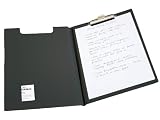 Durable 235701 Blockmappe für DIN A4, Weichfolie, Klemme oben, 330 x 15,5 x 235 mm, schwarz