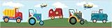 Transportation Peel & Stick Wall Border