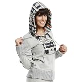 Roxy La Jolla Hoody Fleece in Heather Grey
