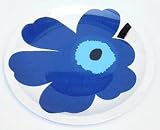 marimekko ラウンド サラダプレート 3枚セット ブルー 5581-0842