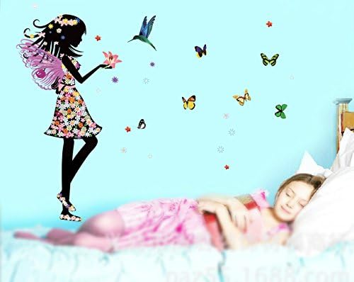 DIY Wall Quote Decor Art Decal Sticker Removable - Butterfly Elf (Model:430)