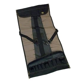 Custom LeatherCraft 1173 32-Pocket Socket Tool Roll Pouch by Custom Leathercraft