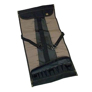 Custom LeatherCraft 1173 32-Pocket Socket Tool Roll Pouch by 