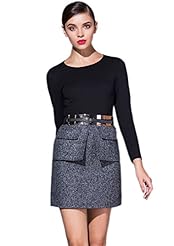 Summer Winter Cotton/Leather/Polyester/Wool Club Dress/Evening Dress/Prom Dress/Party Dress 