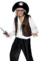 MENS PIRATE JACK SPARROW FANCY DRESS COSTUME/WAISTCOAT