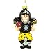 NFL Pittsburgh Steelers Caucasian Player Mouth Blown Glass Christmas Ornament