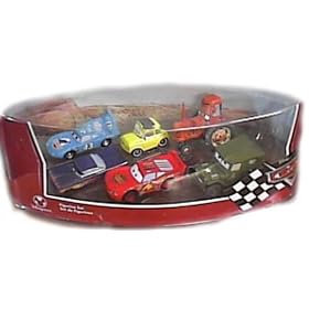 Disney Pixar Cars Figurine Set with Lightning Mcqueen by Disney