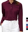 Port Authority - Ladies Silk Touch Long Sleeve Sport Shirt (L500LS)