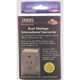 Franzus TS-2000 Dual Hi 2000 Watt Converter by CONAIR, FRANZUS DIVISION