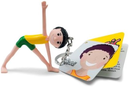Upside Down Games Magic Yogis Triangle Pose Key Chain