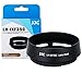 JJC LH-JXF35C Black Metal Lens Hood for FUJINON LENS XF 35mm F2 R WR & FUJINON LENS XF 23mm F2 R WR, replaces Fujifilm LH-XF35-2