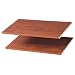 Easy Track RS1423-C 24-Inch Shelves, Cherry, 2-Pack