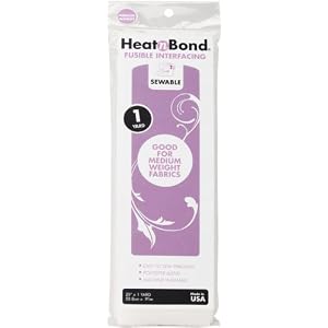 Thermoweb-Heat-n-Bond-Medium-Weight-Iron-On-Fusible-Interfacing-White-20-X36-
