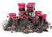 Brighten the Season Red Votive Holder Centerpiece