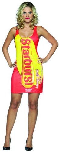 Starburst Candy Wrapper Tank Dress Costume Adult Standard