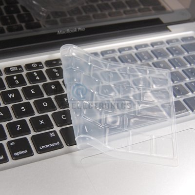 IVEA Keyboard Silicone Cover Skin for New Aluminum Unibody Macbook Pro 13" 15" 17" - CLEAR