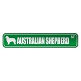  AUSTRALIAN SHEPHERD ST  STREET SIGN DOG