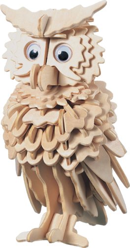 Childrens Toyshop  Toys : Owl - Woodcraft Construction Kit