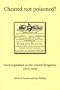 Cheated Not Poisoned?: Food Regulation in the United Kingdom, 1875-1938