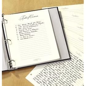 Set of 8 Journaling Pages w/Index Page