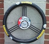 Pittsburgh Steelers Leather Steering Wheel Cover
