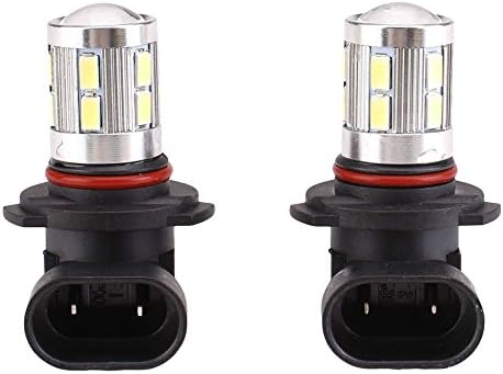 WOOKRAYS 2XHigh Power 9145 9140 H10 Q5 SMD 5730 5500~6500K LED Bulbs For Driving Fog Lights White
