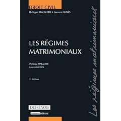 Les r�gimes matrimoniaux