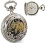 Pocket Watch - Jacques du Manoir Brass Case Horses Watch