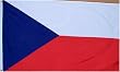 Czech Republic National Country Flag - 3 foot by 5 foot Polyester (New)