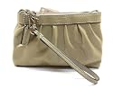 AUTHENTIC COACH PATENT LEATHER PLEATED SMALL WRISTLET 43432 (Putty)