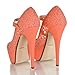 Almond Toe Lace Mary Jane Platform Stiletto Heel Dress Sandals