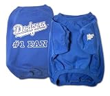 Los Angeles Dodgers Baseball #1 Fan Dog Puppy Pet Shirt MEDIUM Officially Licensed MLB