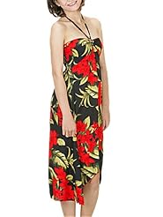 High-Low-Hem Rayon Floral Print Spaghetti Strap Shirred Gathered  Dress