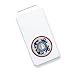Sterling Silver U.S. Coast Guard Money Clip w/blue background