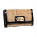 Cork and Patent Cork Three Fold Wallet